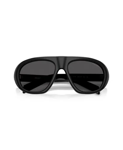 Prada Navigator-frame Sunglasses In Black
