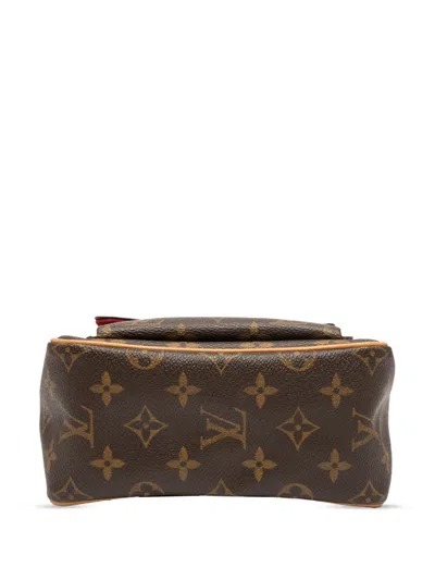 Pre-owned Louis Vuitton 2009 Monogram Viva Cite Pm Crossbody Bag In Brown