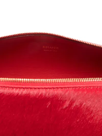 Khaite Key Pencil Clutch Bag In Red
