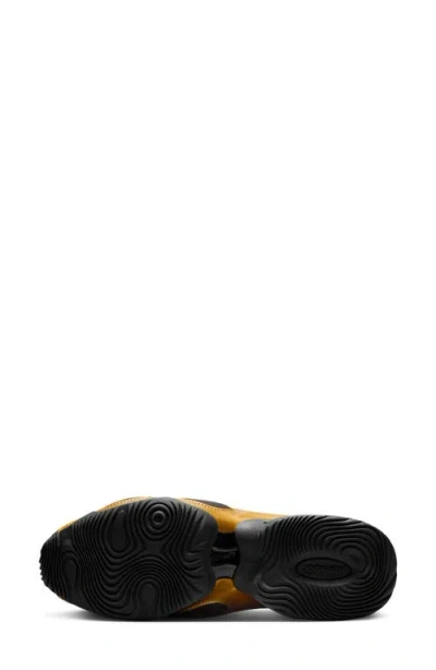 Nike Air Max Muse Mesh-trimmed Metallic Sneakers In Gold