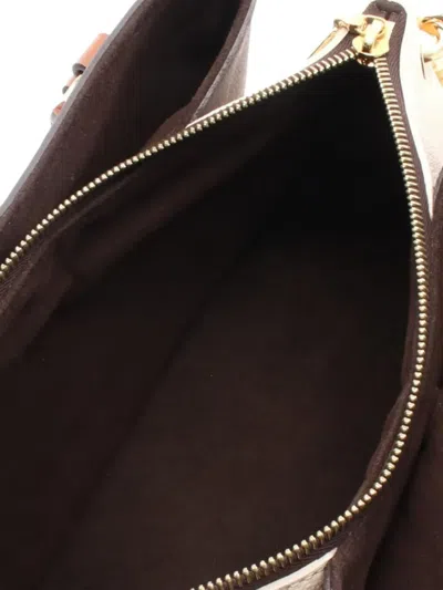 Pre-owned Louis Vuitton 2021-2025 Monogram Vendome Bb Satchel In Brown