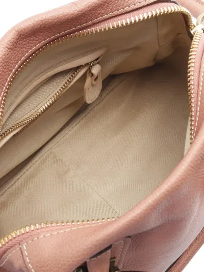 Pre-owned Chloé 2010-2025 Small Leather Paraty Handbag In Pink