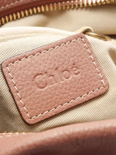 Pre-owned Chloé 2010-2025 Small Leather Paraty Handbag In Pink