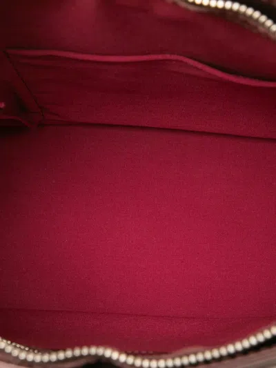 Pre-owned Louis Vuitton 2003 Monogram Mat Stockton Tote Bag In Red