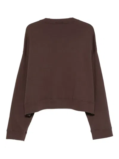 Undercover Embroidered-motif Sweatshirt In Brown