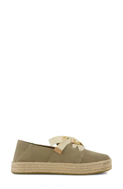 Toms Carolina Lace-up Platform Espadrille Sneaker In Multi