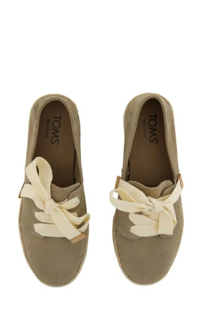 Toms Carolina Lace-up Platform Espadrille Sneaker In Multi