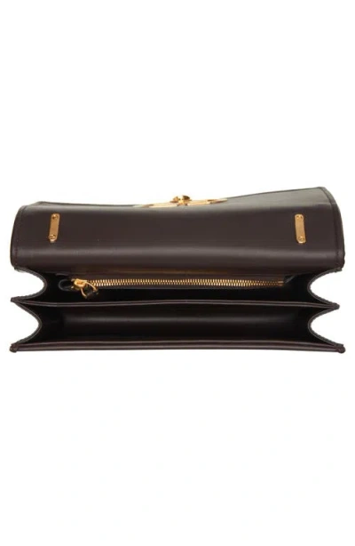 Valentino Garavani Vain Small Cow-print Leather And Calf-hair Shoulder Bag In Animal Print