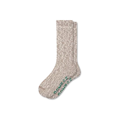Bombas Chunky Ragg Calf Socks In Brown
