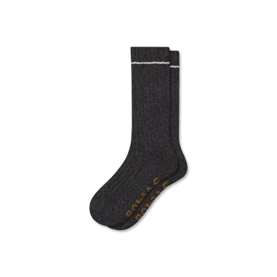 Bombas Chunky Ragg Calf Socks In Black