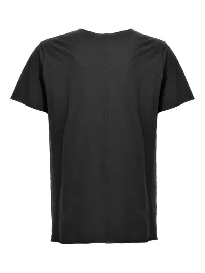 Giorgio Brato Raw-cut Crew-neck T-shirt In Black