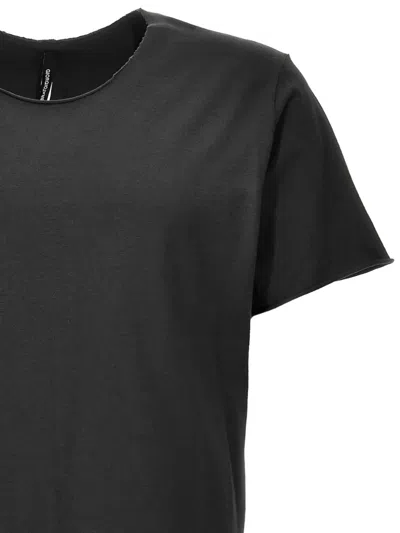 Giorgio Brato Raw-cut Crew-neck T-shirt In Black