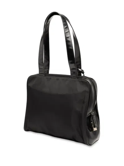 Pre-owned Prada 2000-2013 Tessuto Shoulder Bag In Black