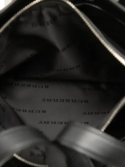 Pre-owned Burberry 2000-2017 Nova Check Nylon Tote Bag In Black