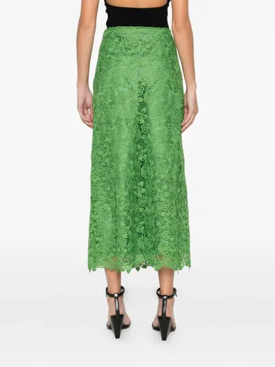 花卉蕾丝半身裙