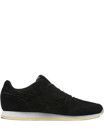 Reebok Leather Sneakers In Black