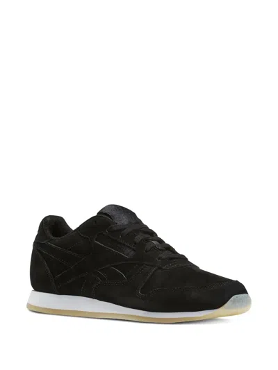 Reebok Leather Sneakers In Black