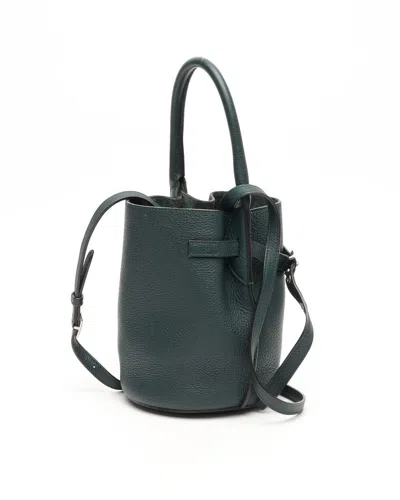 Celine Céline Big Bag Nano Bucket Bag In Green