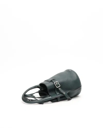 Celine Céline Big Bag Nano Bucket Bag In Green