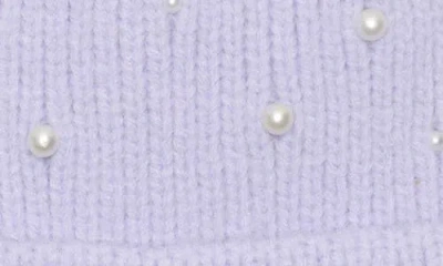 Capelli New York Kids' Embellished Beanie & Gloves Set In Purple