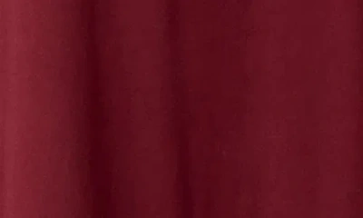 Nia Clea Ruched Sleeveless Drop Waist Maxi Dress In Burgundy