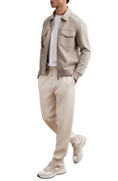 Reiss Bell Joggers In Brown