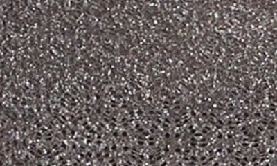 Guess Women's Metallic Mock-neck Sheath Dress In Gray