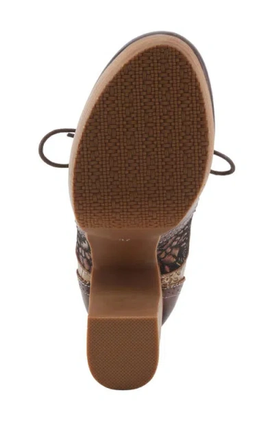 L'artiste By Spring Step Tothemax Wingtip Platform Derby In Multi