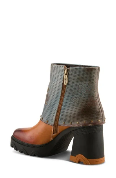 L'artiste By Spring Step Carizma Foldover Shaft Platform Bootie In Multi