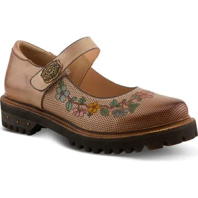 L'artiste By Spring Step Danuella Platform Mary Jane In Multi