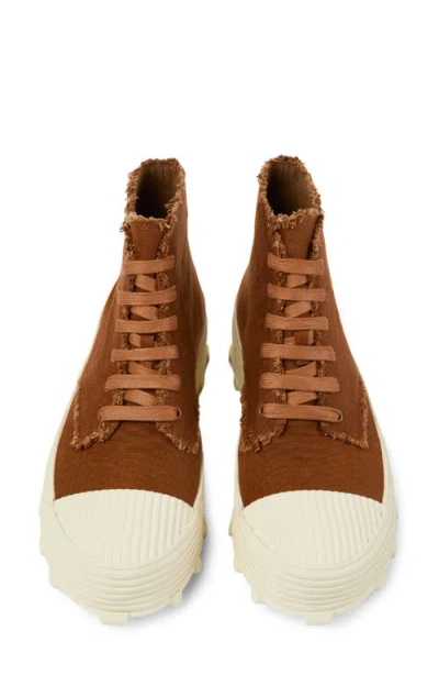 Camper Lab Gender Inclusive Traktori Lug Sole Boot In Brown