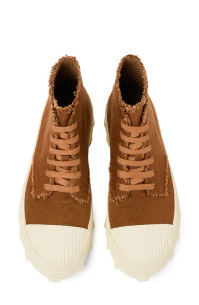 Camper Lab Gender Inclusive Traktori Lug Sole Boot In Brown