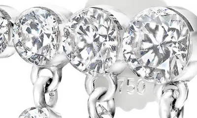 Maria Tash Invisible Set Diamond Single Crescendo Ear Crawler In White