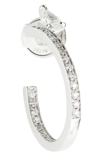 Repossi Serti Sur Vide Diamond Single Earring In White
