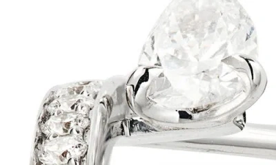 Repossi Serti Sur Vide Diamond Single Earring In White