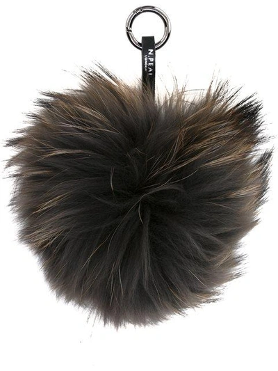 Shop N•peal Fur Keyring In Black