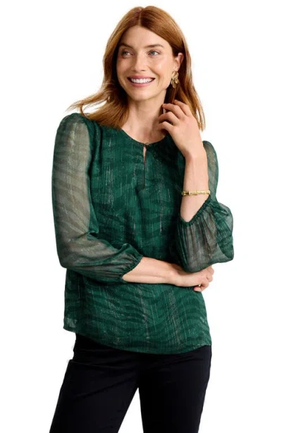 Tommy Bahama Bayside Zebra Top In Green