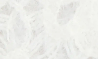 Lyssé Lysse Camila Crochet Fuzzy Sleeveless Sweater In White