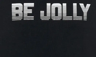 Tiny Tribe Kids' By Golly Be Jolly Graphic T-shirt In Black