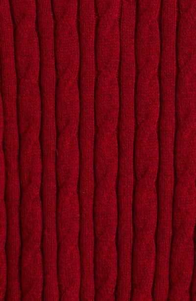 Reiss Dark Red Wool-blend Half-zip Nutcracker Jumper In Brown