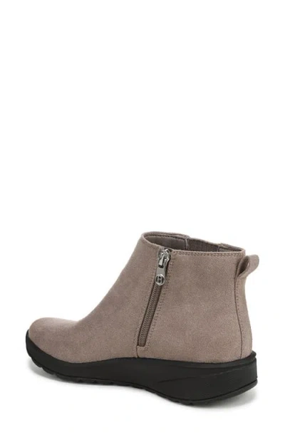 Lifestride Women's Gage Washable Zipper Short Ankle Boots In Brown