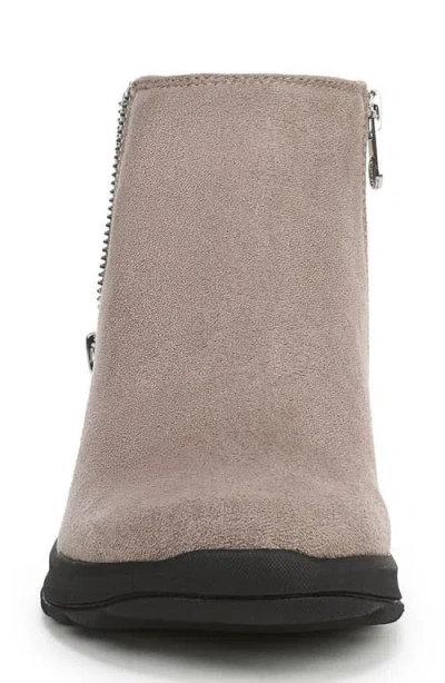 Lifestride Women's Gage Washable Zipper Short Ankle Boots In Brown