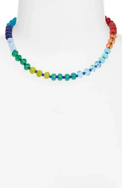 Nordstrom Color Pop Beaded Necklace In Multi
