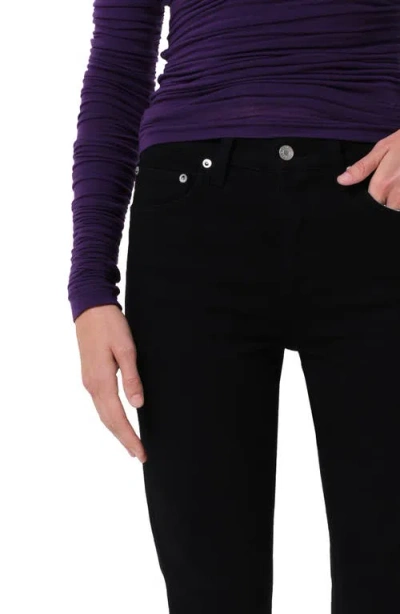Agolde Ingram High Rise Skinny Jeans In Immersion In Black