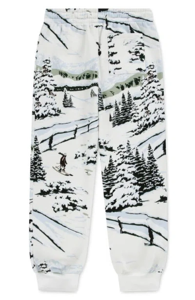 Jordan Kids' Brooklyn Holiday Fleece Joggers In White