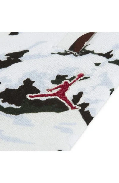 Jordan Kids' Brooklyn Holiday Fleece Joggers In White