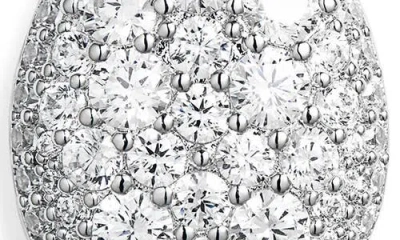 Nadri Crushed Pavé Triple Drop Earrings In Silver