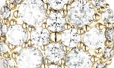 Nadri Crushed Pavé Round Drop Earrings In Gold