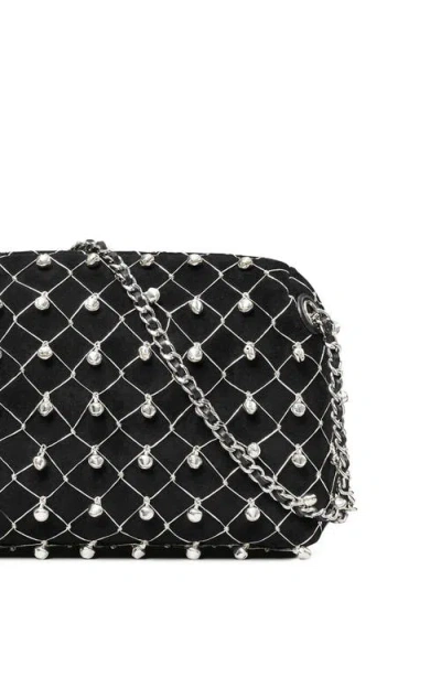 Tory Burch Fleming Bell Soft Suede Crossbody Bag In Black