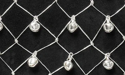 Tory Burch Fleming Bell Soft Suede Crossbody Bag In Black